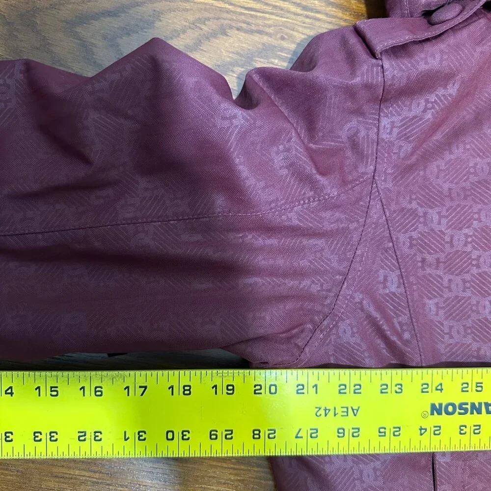 DC Shoes Exotex 10k Waterproof Snowboard/Ski Jacket Maroon Size S Women's - Picture 7 of 10